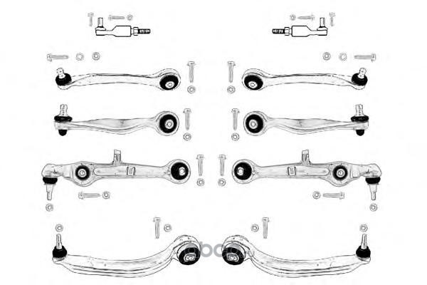 Подвеска ауди а6 с7 передняя схема