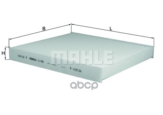 Фильтр салона AUDI A3/SKODA OCTAVIA/VW GOLF 12- Mahle/Knecht арт. LA888