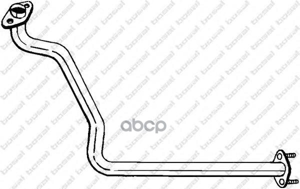 Приемная труба OPEL FRONTERA A/FRONTERA A SPORT 2.5TD 96-98 Bosal арт. 813-371