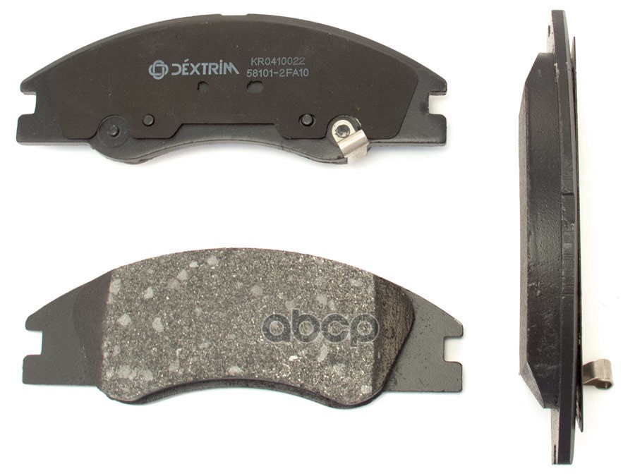 Колодки тормозные передние KIA (CERATO,SPECTRA) KR0410022 Dextrim