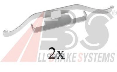 Комплект Монтажный Тормозных Колодок Abs арт. 1682Q