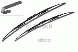 Swf116 307=Ff102 !Щетки К-Т 500/20'+450/18' Toyota Corolla, Honda Civic Bosch арт. 3397118563