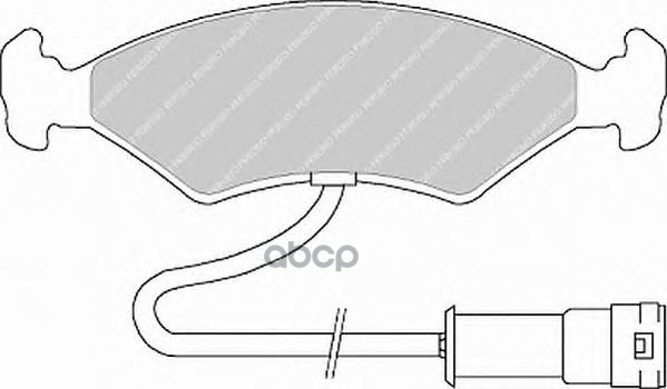 Колодки Торм. Передние "Ferodo" (Fdb212) Ferodo арт. FDB212