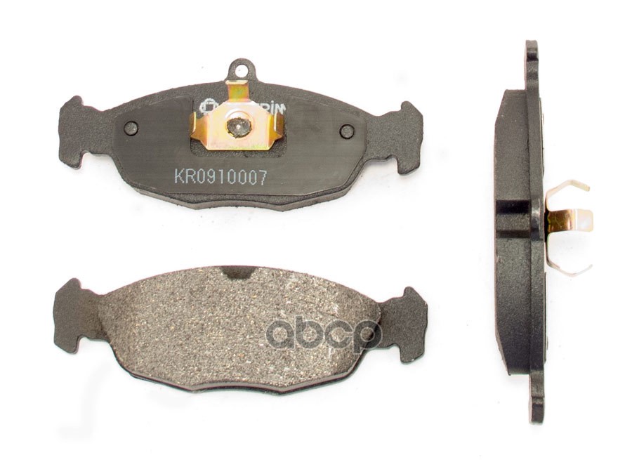 Колодки тормозные передние DAEWOO LANOS 13``, OPEL ASTRA F, CORSA A, VECTRA KR0910007 Dextrim