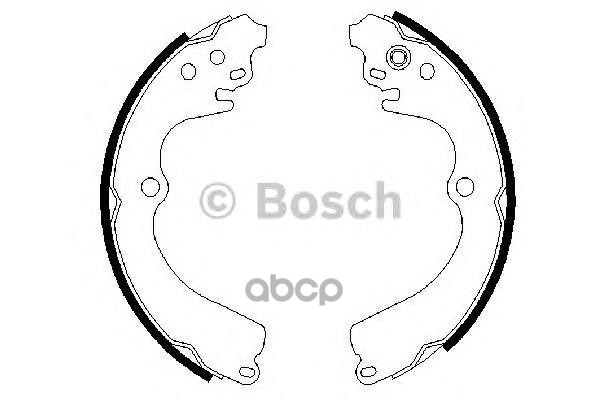 0 986 487 463 Колодки Барабанные! Задние D288,6X35 Subaru Impreza 93>/Legacy 1.6-22 89> Bosch арт. 0986487463