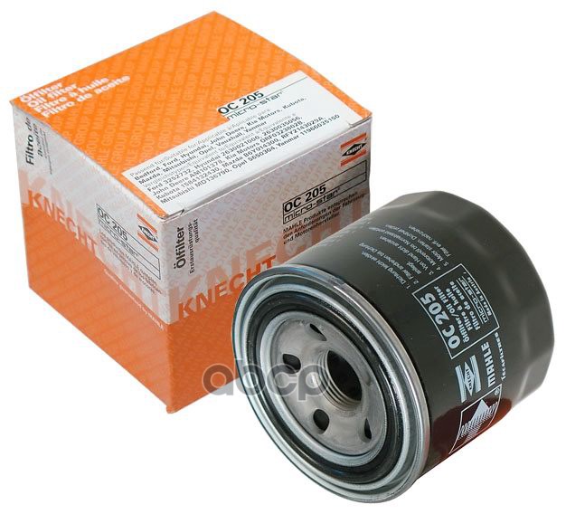 Фильтр масл.HYUNDAI/KIA/MAZDA/MITSUBISHI/SUBARU/SUZUKI Mahle/Knecht арт. OC205
