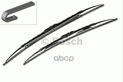 Swf116 346 !Щетки К-Т 600/24'Spoiler+450/18' Renault Laguna/Megane, Citroen C3 93> Bosch арт. 3397118303