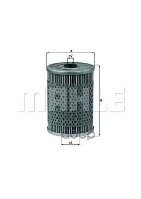 Элемент фильтрующий масляного фильтра Mahle/Knecht арт. OX 32D