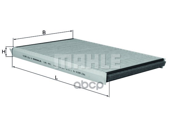 Фильтр салонный угольный Mahle/Knecht арт. LAK 441