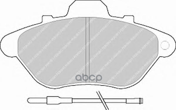 Колодки Торм. Передние "Ferodo" (Fdb623) Ferodo арт. FDB623