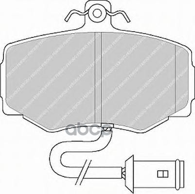 Колодки Торм. Передние "Ferodo" (Fdb468) Ferodo арт. FDB468