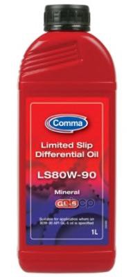 Comma 80W90 Ls Gear Oil (1L) Масло Трансм!Api Gl-5 Ls, Mitsubishi Part No: 8149630Ex, Ford M2c119-A COMMA арт. LS80W901L