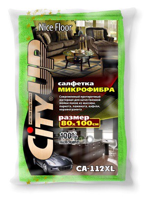 Салфетка Микрофибра "City Up" Ca-112 Xl Np 80Х100 City Up арт. CA-112XL