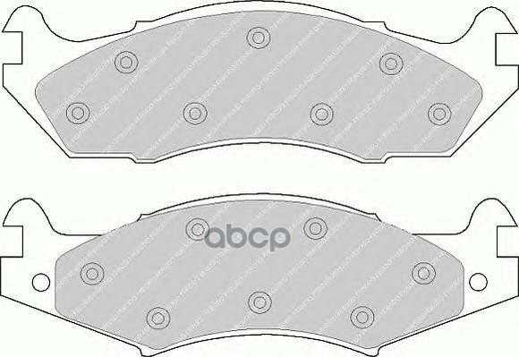 Колодки Торм. Передние "Ferodo" (Fdb920) Ferodo арт. FDB920