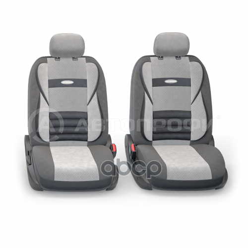 чехлы для сиденья! COMFORT COMBO, 6 молний, т.сер./св.серый, разм.М