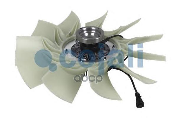 Вискомуфта с крыльчаткой Volvo FM двигатель D13C 680 мм.