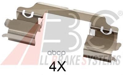 Монтажный Комплект Дисковых Тормозных Колодок Abs арт. 1716Q