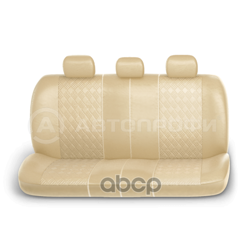 чехлы для сиденья COMFORT, 6 молний, св.беж./св.бежевый, разм.М