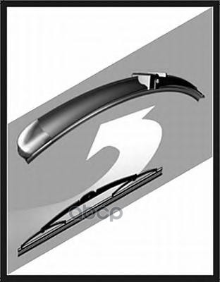 Щетка стеклоочистителя WB 92, front / страна пр-я BE / HELLA арт. 9XW 864 077-801