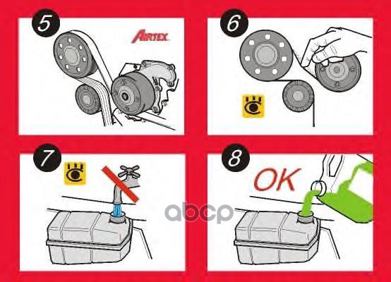 Помпа водяная BMW E28/E30/E34/Z1 2.0i-2.7 V6 M20 87-91