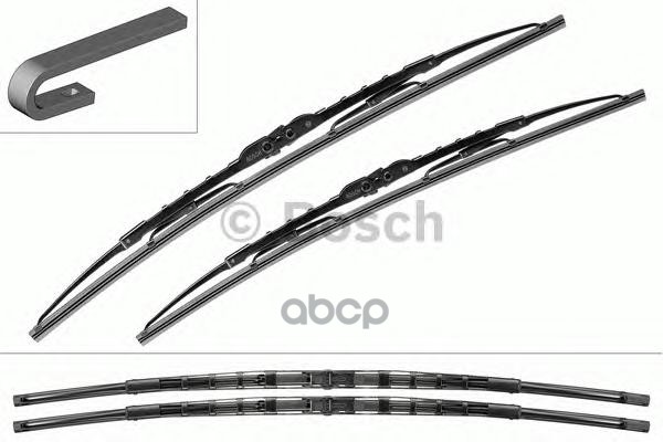 Щетки К-Т! 700/28'+700/28' Ford Galaxy, Vw Sharan 2.0I-2.8I V6/1.9Tdi 95-00 Bosch арт. 3397001532
