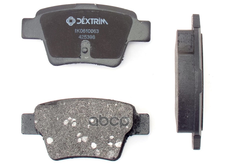 Колодки тормозные задние CITROEN C4 04-,Peugeot 307 00- IK0610063 Dextrim