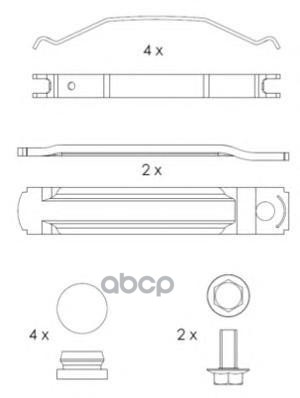Комплект тормозных колодок дисковый тормоз