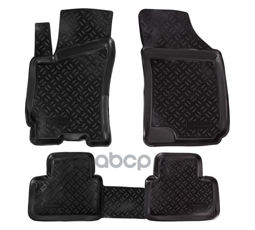 Ковры В Салон Chevrolet Lanos (1997-2009)/Заз Chance, Компл. 4 Шт., Высокий Борт, Полимерные, Черные AIRLINE арт. ACM-PS-22