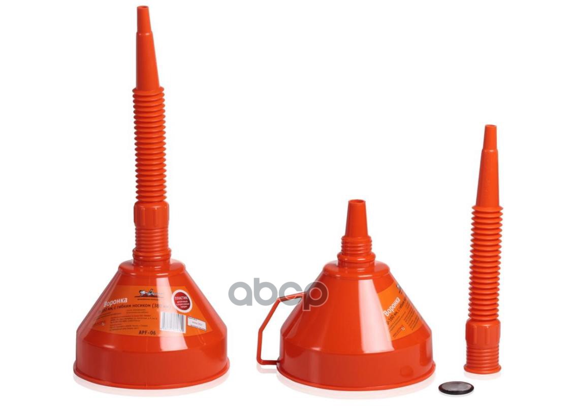 Воронка D-160Мм С Гибким Носиком, L=380Мм, Стальная Сетка Airline Apf-06 AIRLINE арт. APF-06