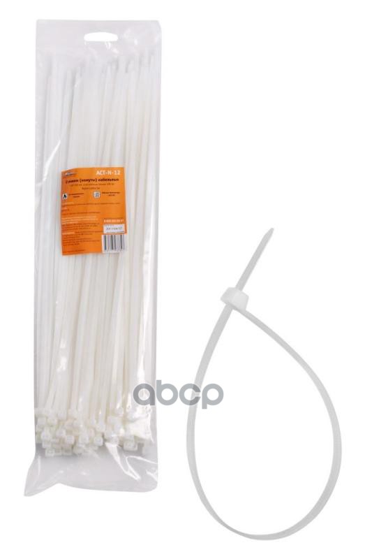 Стяжки Пластиковые, Хомуты Кабельные 4.8X350 Мм  Белые 100 Шт. Airline Act-N-12 AIRLINE арт. ACT-N-12