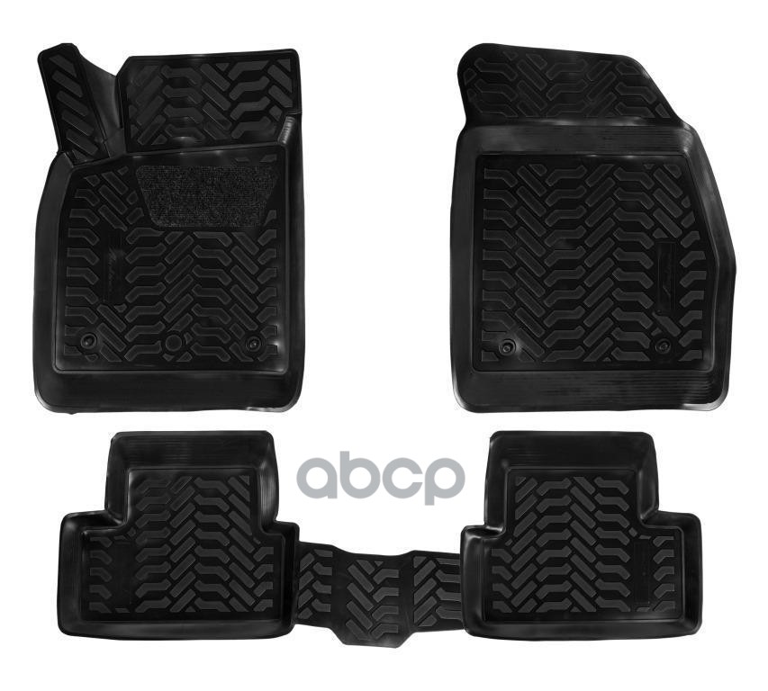 Ковры В Салон (3D С Подпятником) Chevrolet Cruze (2009-) Компл. 4 Шт., Высокий Борт, Полимерные, Чер AIRLINE арт. ACM-PS-20