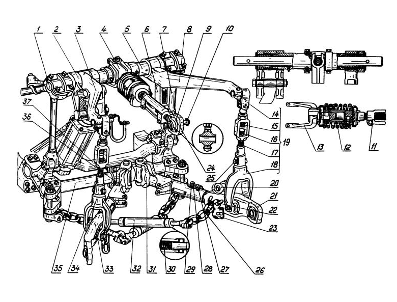 Из чего состоит навеска. Р70-4605010 механизм задней навески. 1. Механизм задней навески мтз-80, 82. Поперечина мтз 921.