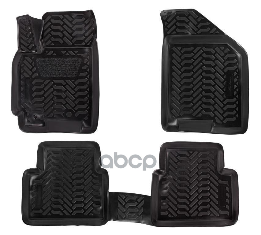 Ковры В Салон (3D С Подпятником) Chevrolet Lacetti (2004-2012) Компл. 4 Шт., Высокий Борт, Полимерны AIRLINE арт. ACM-PS-21