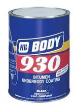 Антикоррозийный Состав Body 930! Черн. 2,5Кг Состав На Основе Каучука, Битума И Смол HB BODY арт. 9300200003