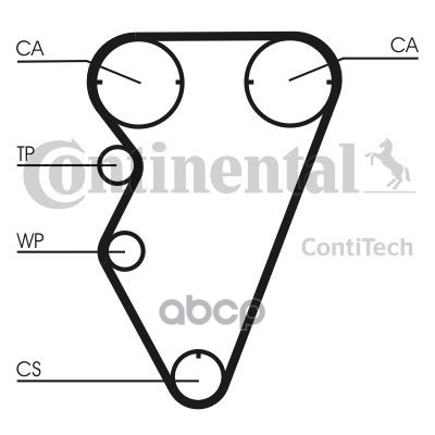 Ремень ГРМ зубчатый с роликами, комплект