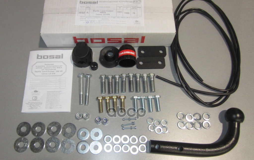 Фаркоп Lexus LX 470 2003-2007, Toyota Land Cruiser 100 VX 1998/3-2007 крепление