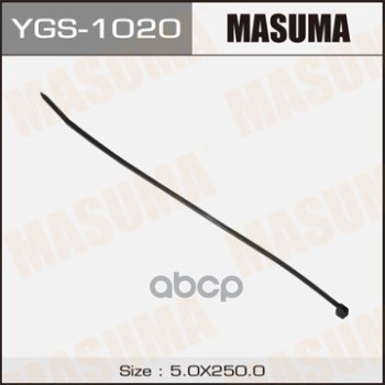 MASUMA YGS1020 Хомут пластиковый черный 5х250 100шт