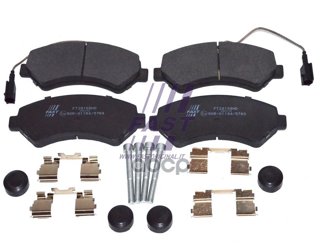 Колодки Тормозные Передние Ducato (250) New Maxi Psa Boxer 3,Jumper 3 2014-> 17Q FAST арт. FT29158HD