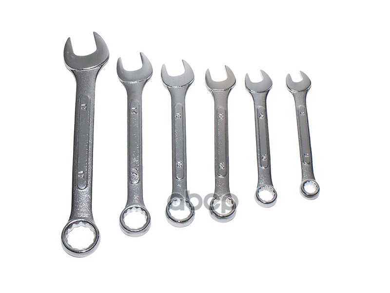 Набор ключей комбинированных  6 пр. 8-17 мм хром DolleX 040693