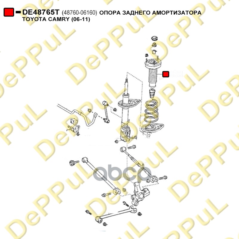 ОПОРА ЗАДНЕГО АМОРТИЗАТОРА TOYOTA CAMRY (06-11)