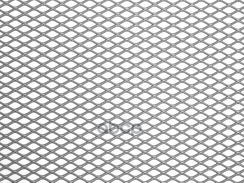 Облицовка радиатора (сетка) алюминий 120 х 30 см серебро ячейки 10 х 5,5 мм DolleX 101476