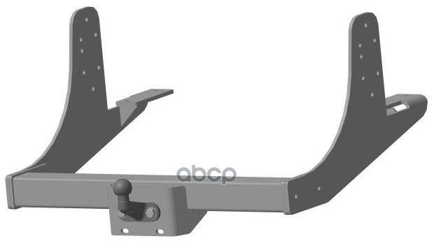 Фаркоп Газель 3302 (глушитель в бок) 1995- фланцевое крепление шара