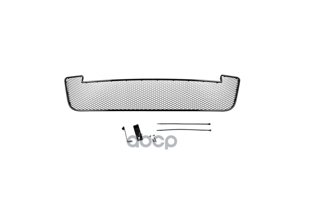 Сетка на бампер внешняя для NISSAN Almera 2013-2018, черн., 15 мм / Ниссан Альме