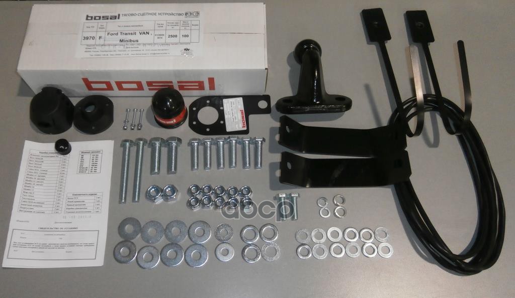 Фаркоп Ford Transit со ступенькой 2000-2006 фланцевое крепление шара