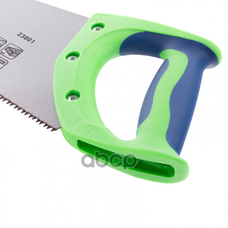 Ножовка по дереву Зубец, 350 мм, 7 TPI, зуб 2D, калёный зуб, 2-х компонентная