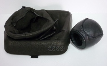 Ручка Кпп С Чехлом 1118 (Нат. Кожа, Черная) С Рамкой "Azard" AZARD арт. КПП00174