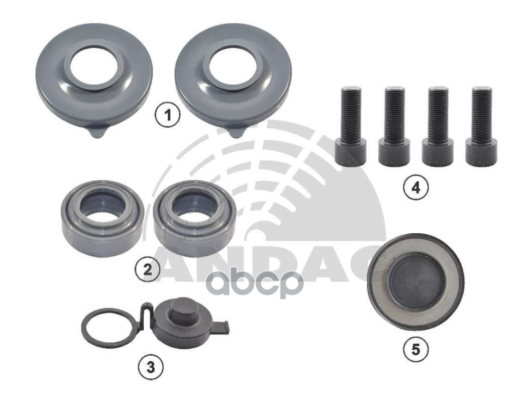 Р/К Дискового Тормоза!(Мр) Пыльники Man, Volvo, Scania Andac арт. 081020358