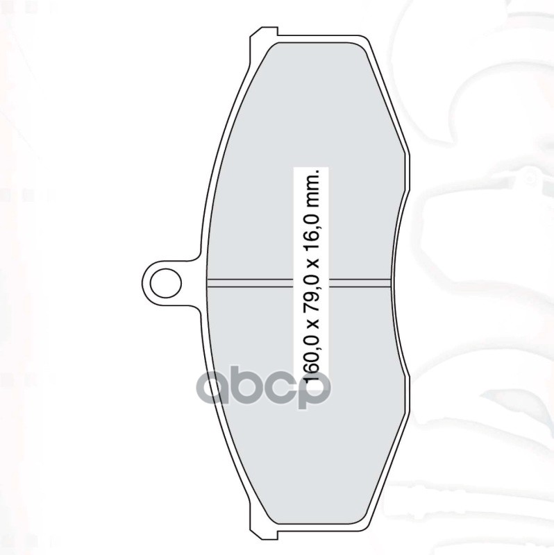 Колодки тормозные дисковые DAFMI SEMI METALLIC, к-т., ( Зил 5301 Бычок ) D531SM_