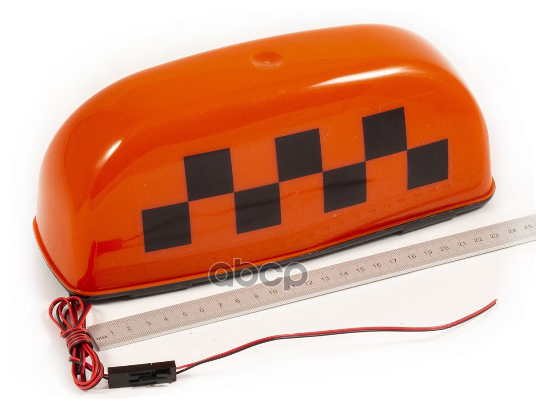 Знак Taxi 12 В на крышу на магните 3 LED оранжевый DolleX 137548