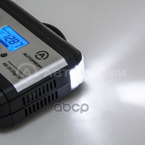 Компрессор Autoprofi 30 л/мин до 7 атм 120 Вт цифровой дисплей тест АКБ и генератора металлический AK-35 Digital